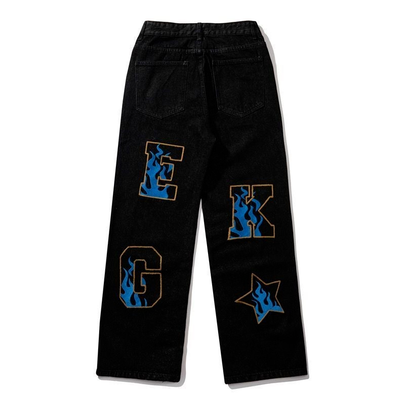 Denim "Ignite" Baggy Jeans
