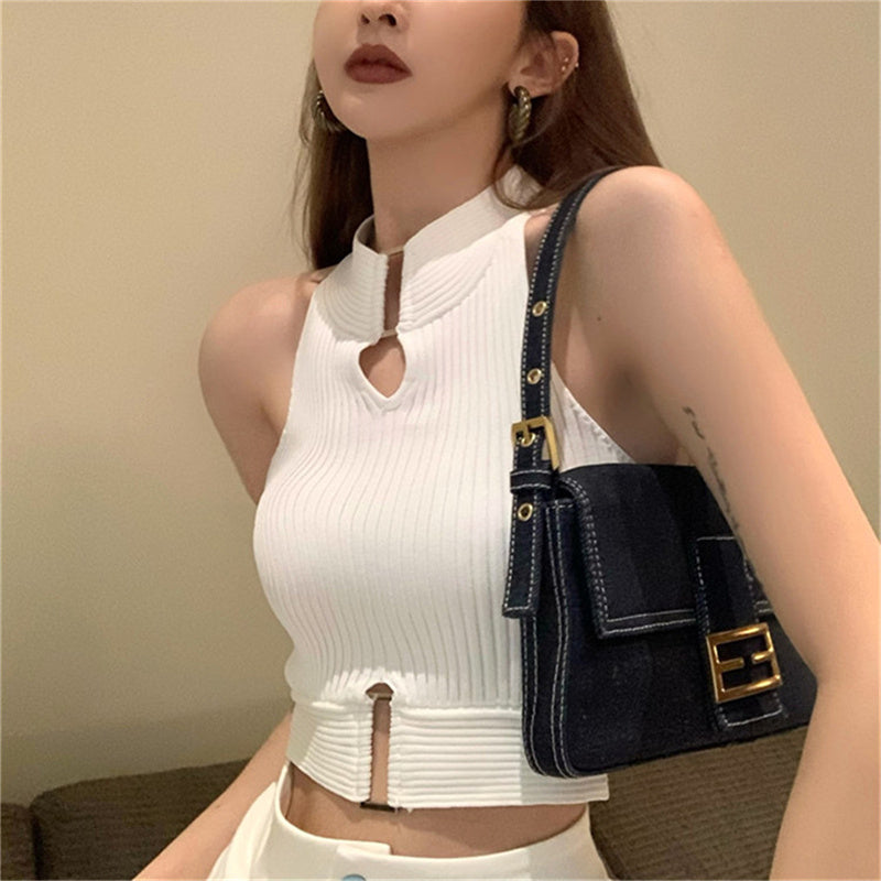 Sculptural Ribbed Top