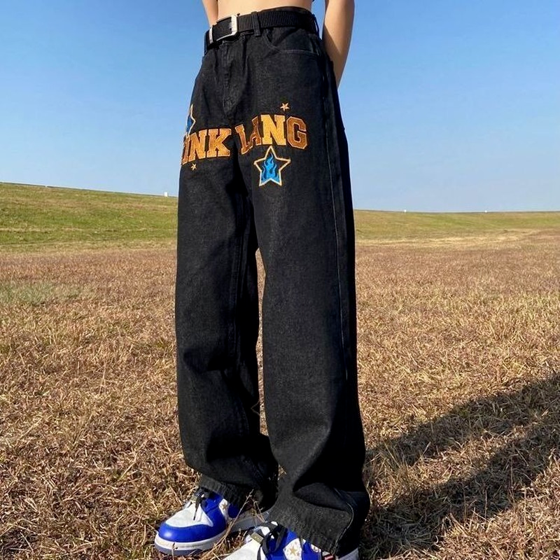 Denim "Ignite" Baggy Jeans