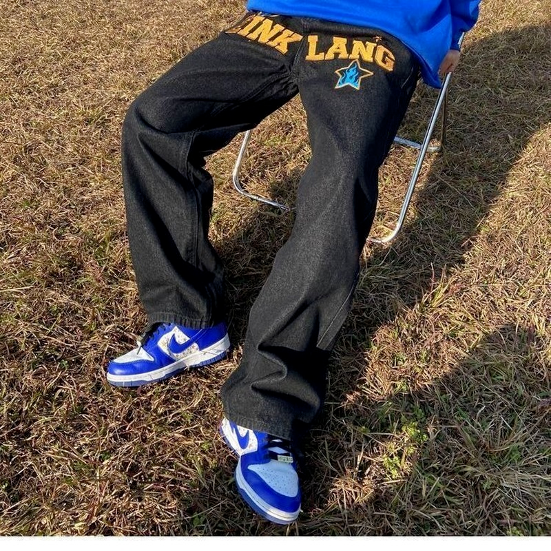 Denim "Ignite" Baggy Jeans