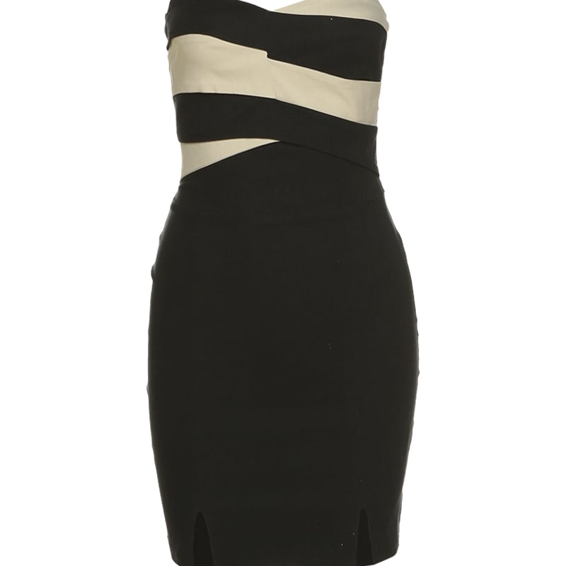 The Intertwined Strapless Dress
